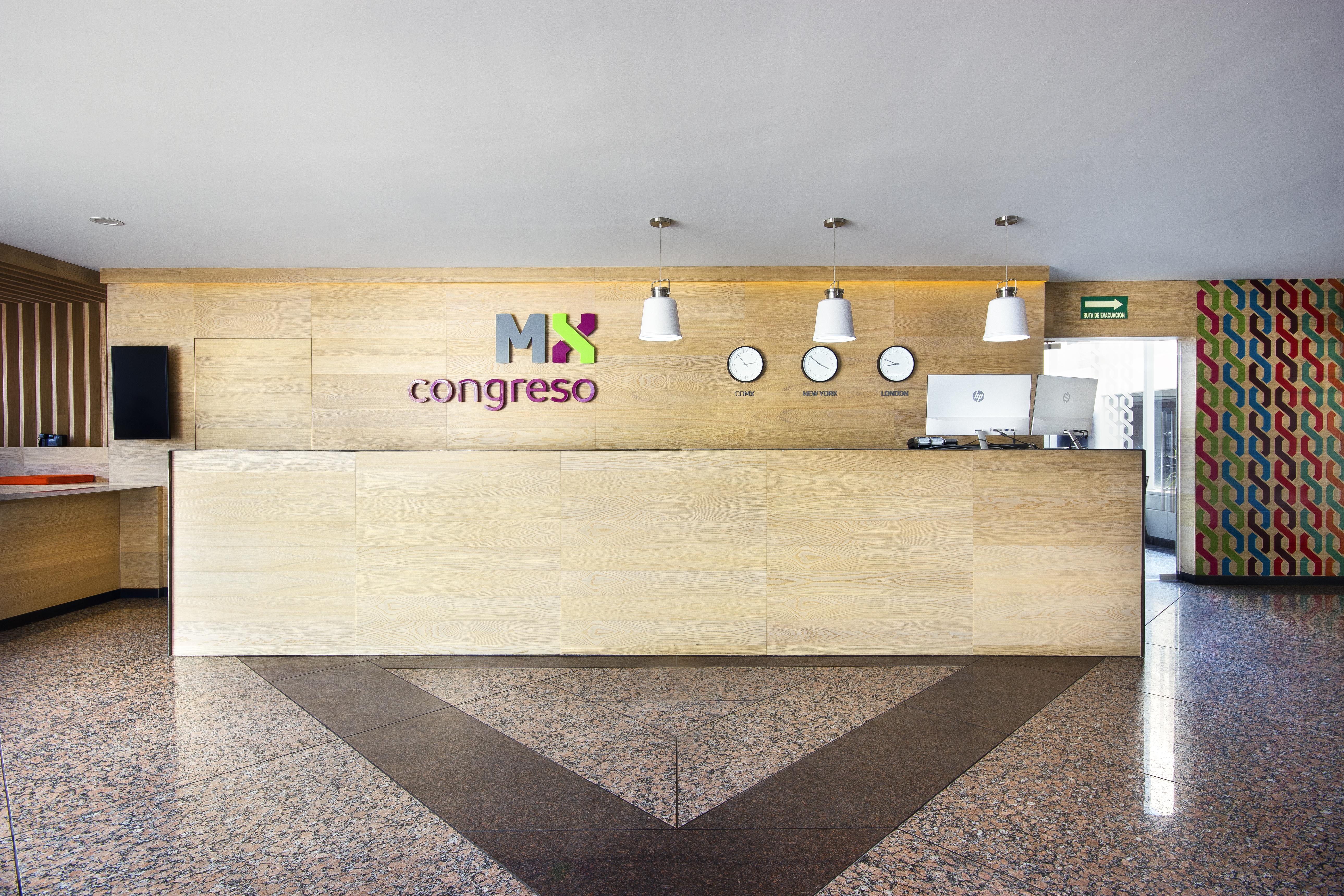 Hotel Mx Congreso Kota Meksiko Bagian luar foto